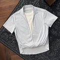 CATSSTAC_Loose_Fit_Faux_Two_Piece_V-neck_Striped_Short_Sleeve_Unisex_Casual_Shirts_MISSTT