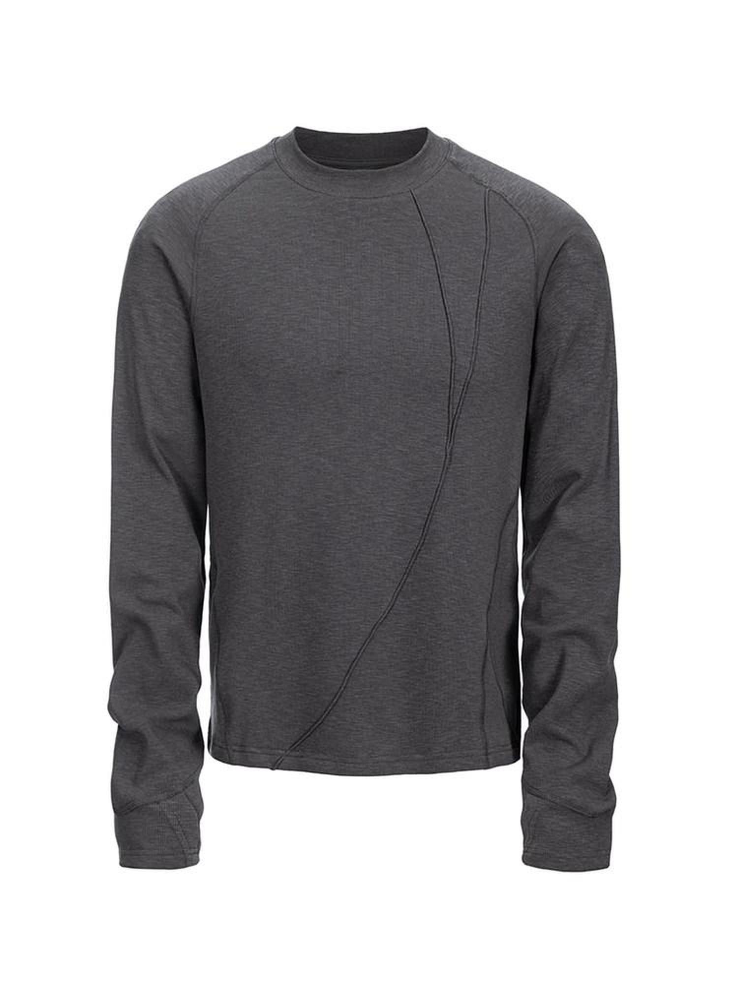 CATSSTAC Cozy Cotton Blend Loose Fit Lunar Deconstruct Unisex Casual Long Sleeve T-Shirts