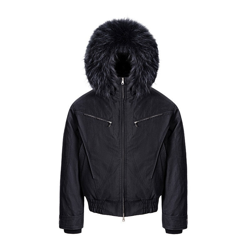 CATSSTAC_Three_Proof_Insulated_Hooded_Loose_Casual_Men_Zip_Front_Eagle_Logo_Down_Jackets_MISSTT