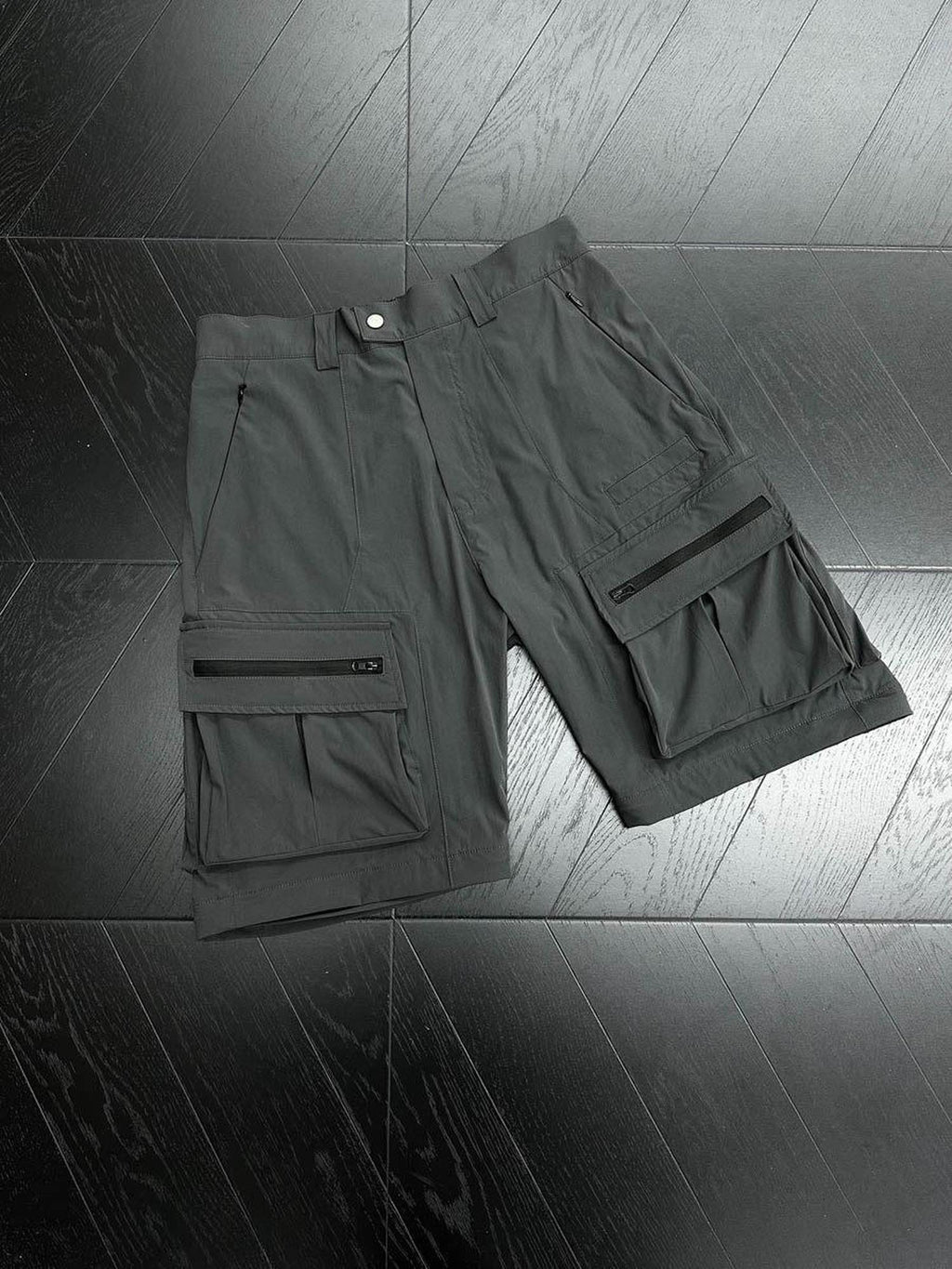 CATSSTAC Uv Blocking Loose Wide Leg Mid Rise Casual Youth Black Gray Sun Protection Pants