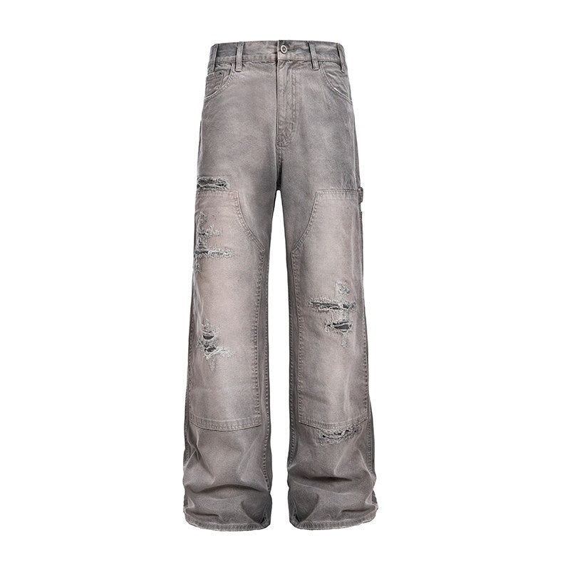 CATSSTAC_Grey_Mid_Rise_No_Stretch_Relaxed_Straight_Youth_Sizes_M_L_Xl_2Xl_Straight_Pants_MISSTT