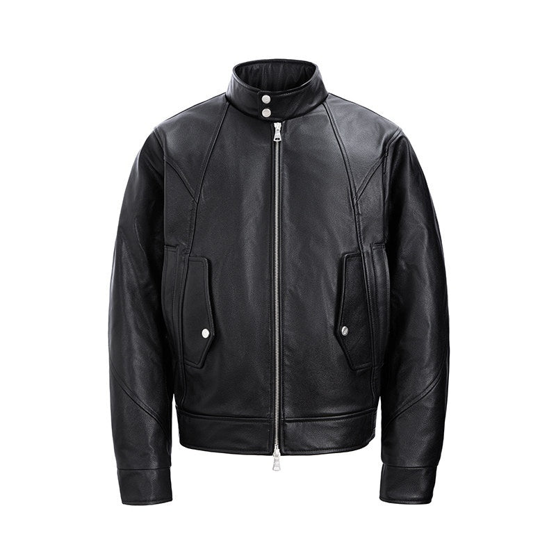 CATSSTAC_Black_Faux_Fur_Stand_Collar_Youthful_Regular_Fit_Casual_Leather_Jackets_MISSTT