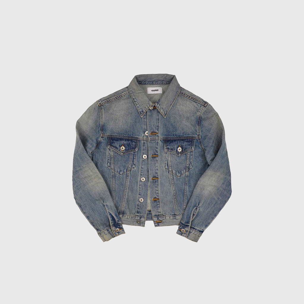 4JUNKS_100%_Cotton_Cropped_Oversized_Unisex_Sun_Faded_Blue_Wave_Denim_Jackets_MISSTT