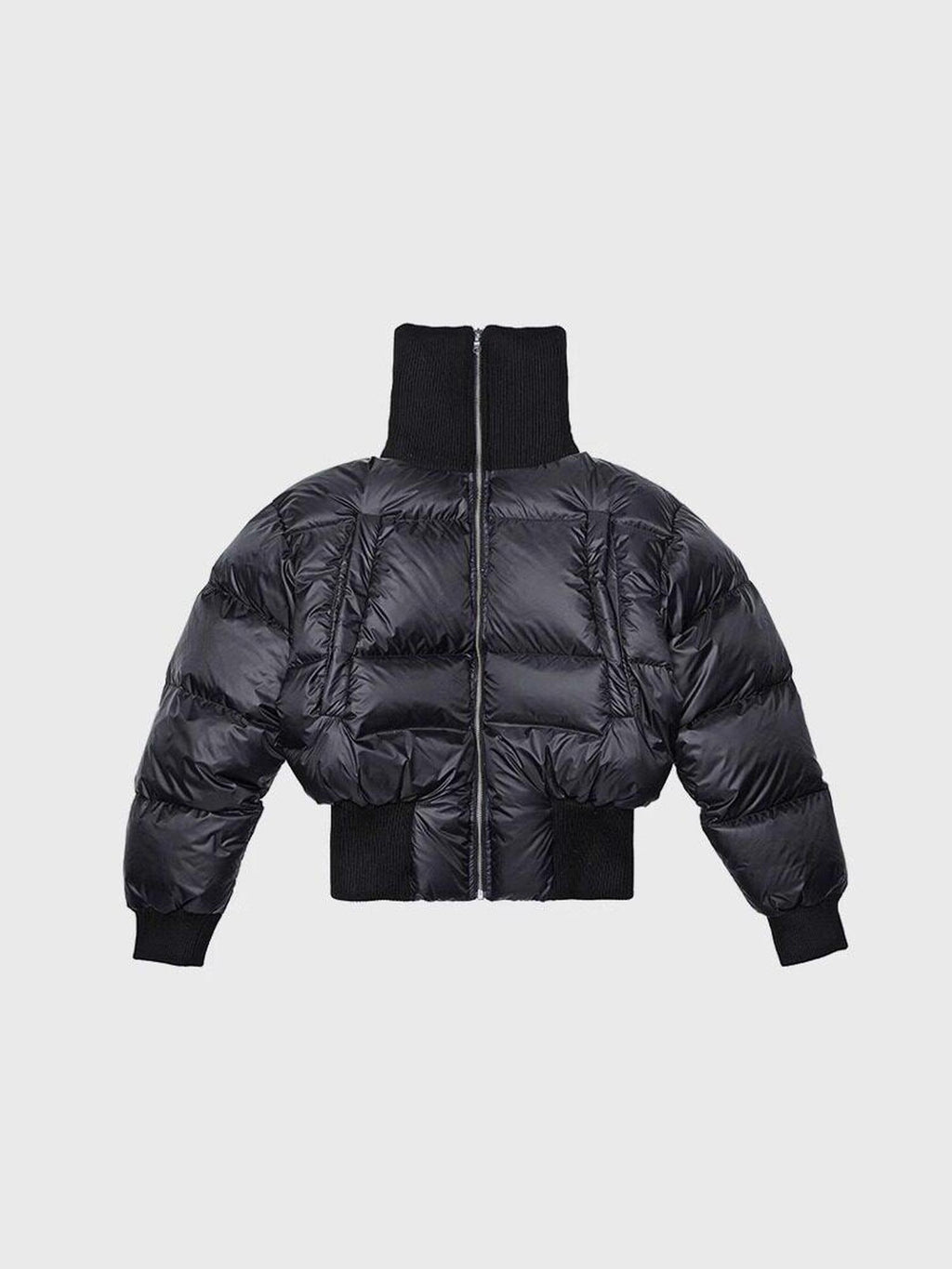 4JUNKS 500G White Duck Down Slim Fit Ribbed Hem Mens Waterproof Down Jackets