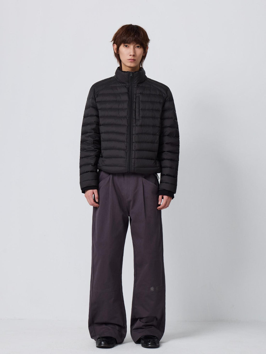 4JUNKS 90 Percent White Duck Down Warm Windproof Detachable Hood Nylon Down Jackets