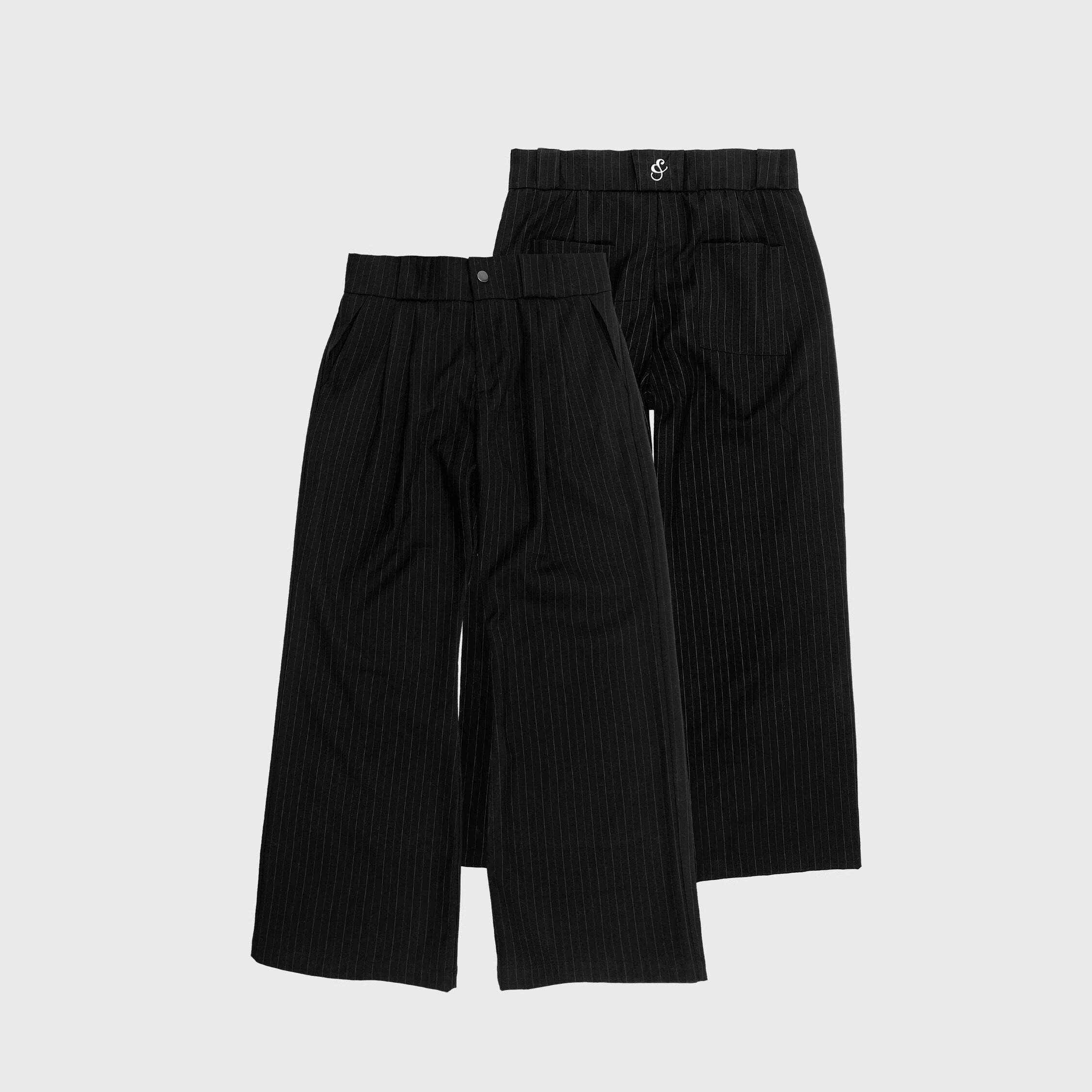 4JUNKS_Black_Striped_Classic_Youth_Casual_Straight_Fit_Full_Length_Straight_Pants_MISSTT