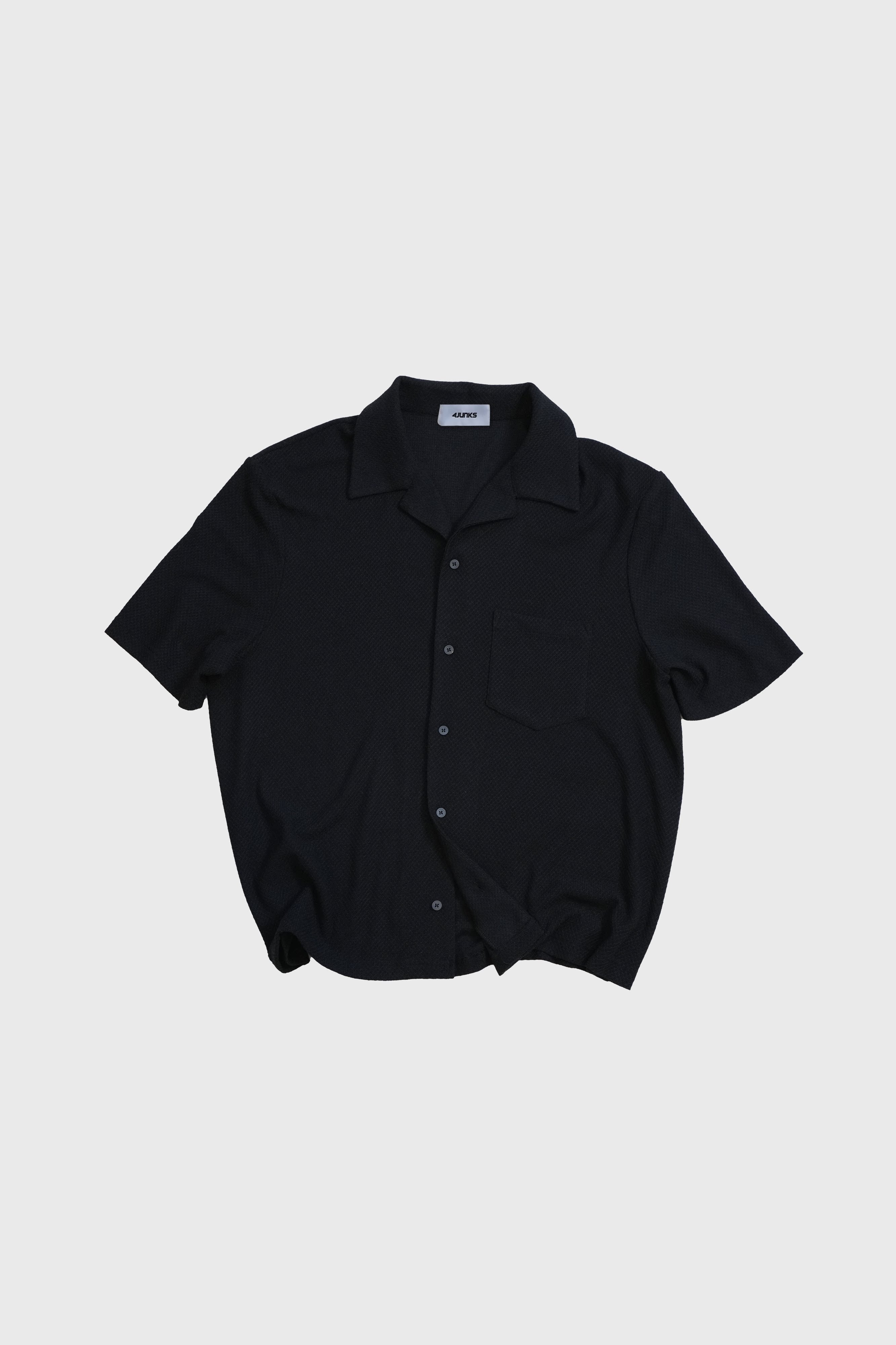 4JUNKS_Breathable_Recycled_Blend_Loose_Fit_Cuban_Collar_Unisex_Diamond_Shirts_MISSTT