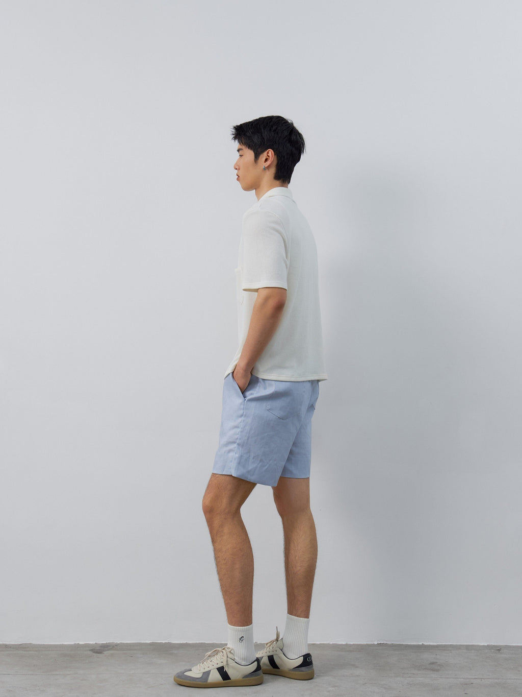 4JUNKS Breathable Recycled Blend Loose Fit Cuban Collar Unisex Diamond Shirts