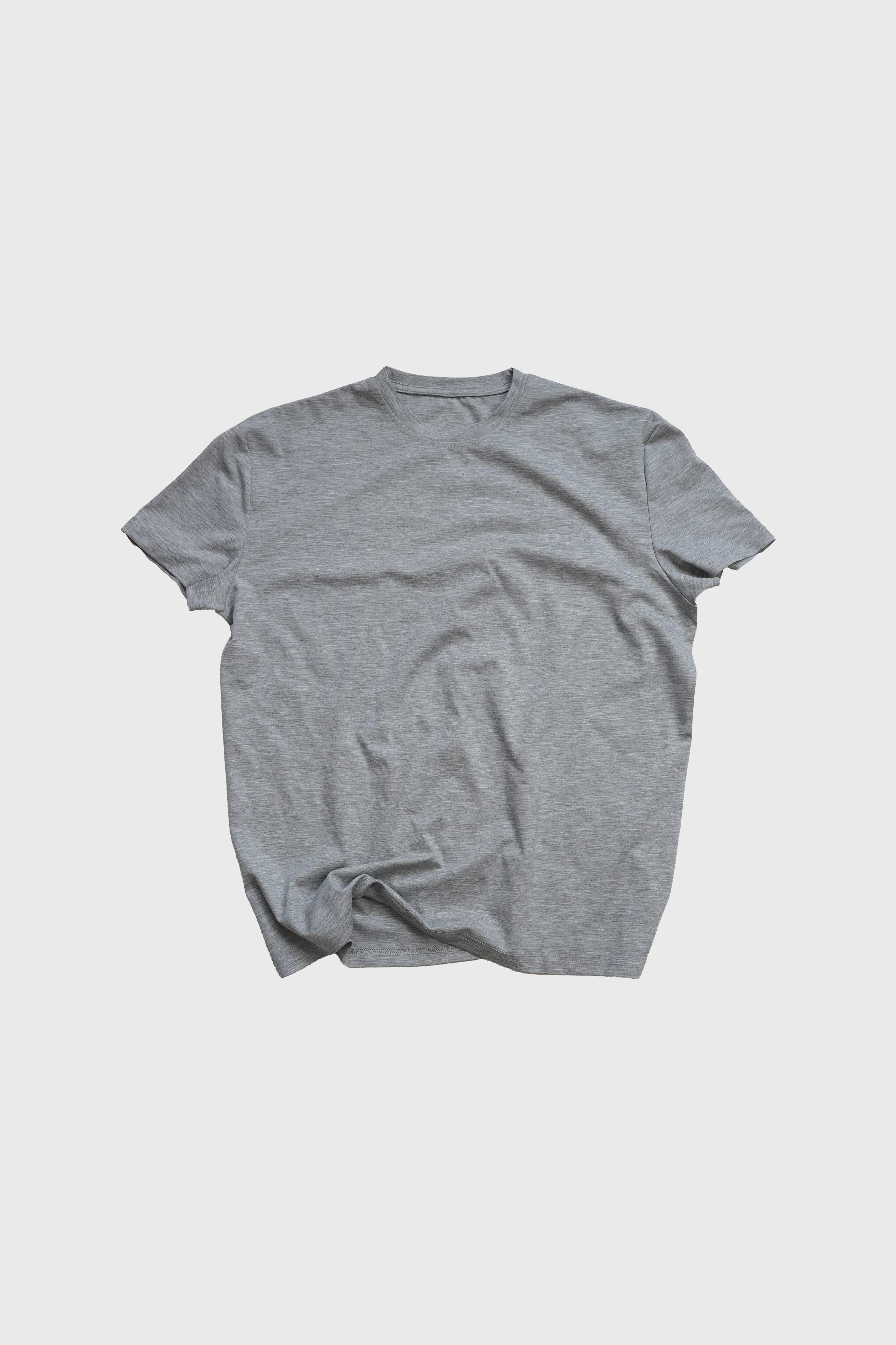 4JUNKS_Breathable_Recycled_Fabric_Slim_Fit_Crew_Neck_Unisex_Solid_Short_Sleeve_T-Shirts_MISSTT