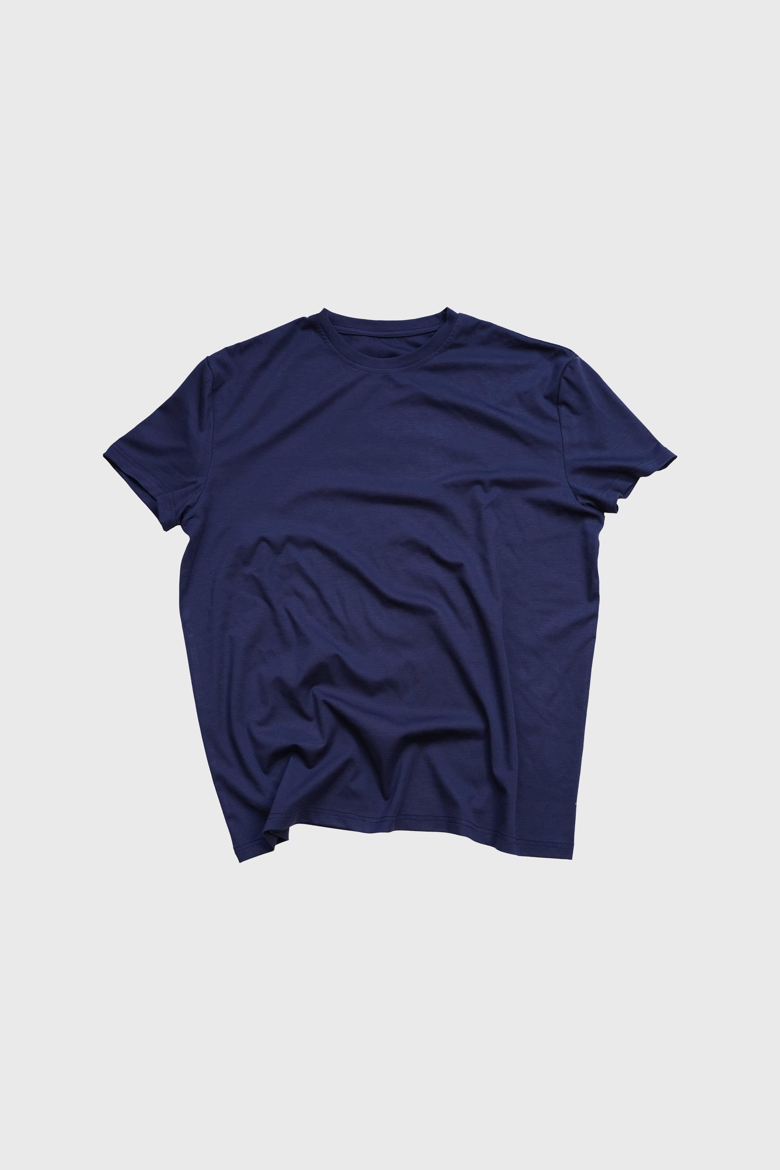 4JUNKS_Breathable_Recycled_Fabric_Slim_Fit_Crew_Neck_Unisex_Solid_Short_Sleeve_T-Shirts_MISSTT