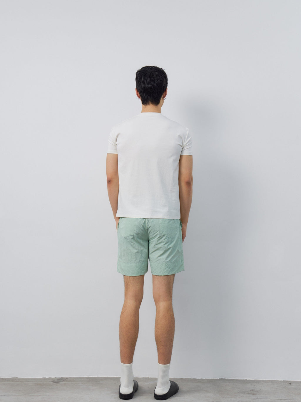 4JUNKS Breathable Recycled Fabric Slim Fit Crew Neck Unisex Solid Short Sleeve T-Shirts
