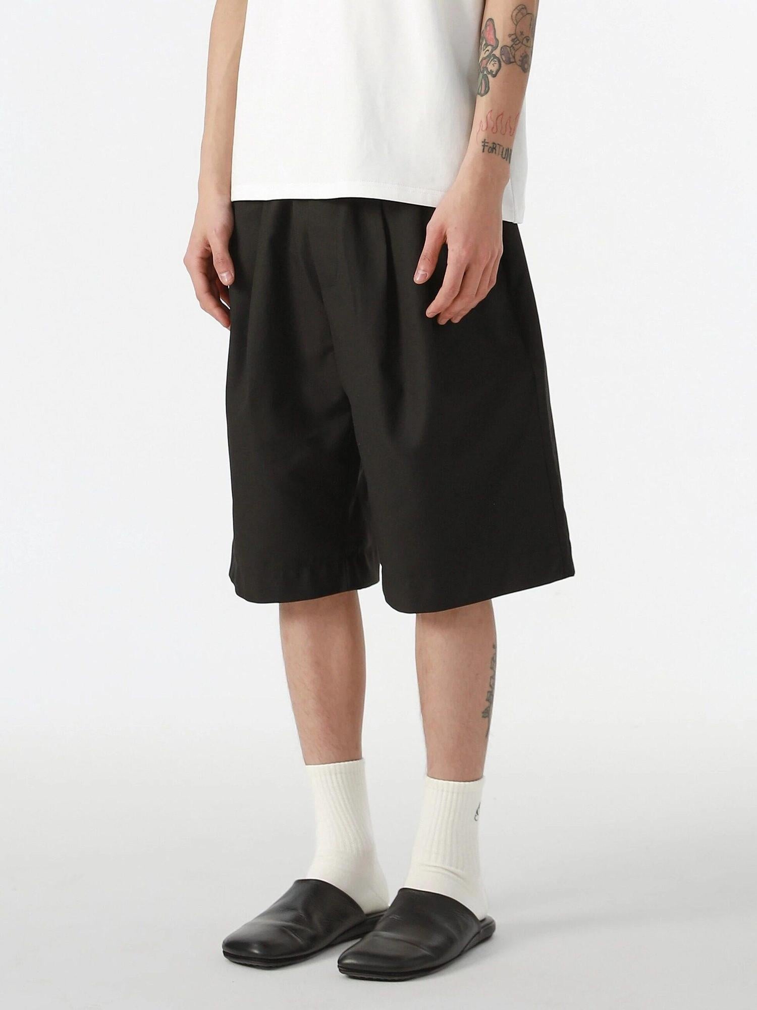 4JUNKS Classic Straight Cut Casual Urban Youth S To Xl Beige Black Gray Tailored Shorts