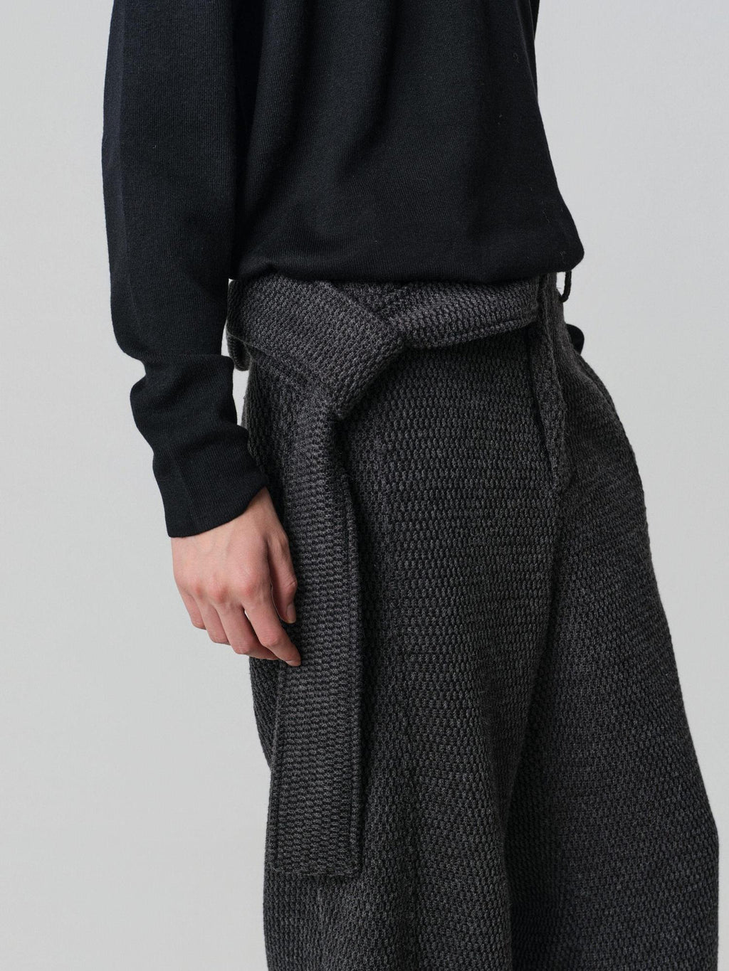 4JUNKS Comfortable Relaxed Fit Edgy Youth Casual Dark Gray Plain Straight Pants