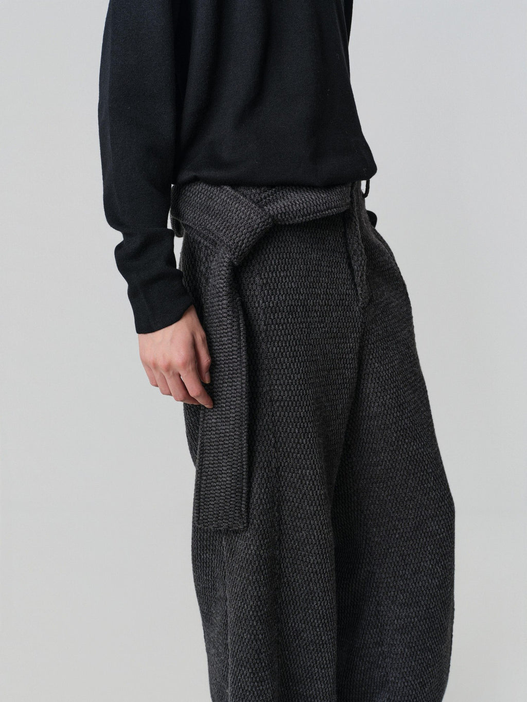 4JUNKS Comfortable Relaxed Fit Edgy Youth Casual Dark Gray Plain Straight Pants