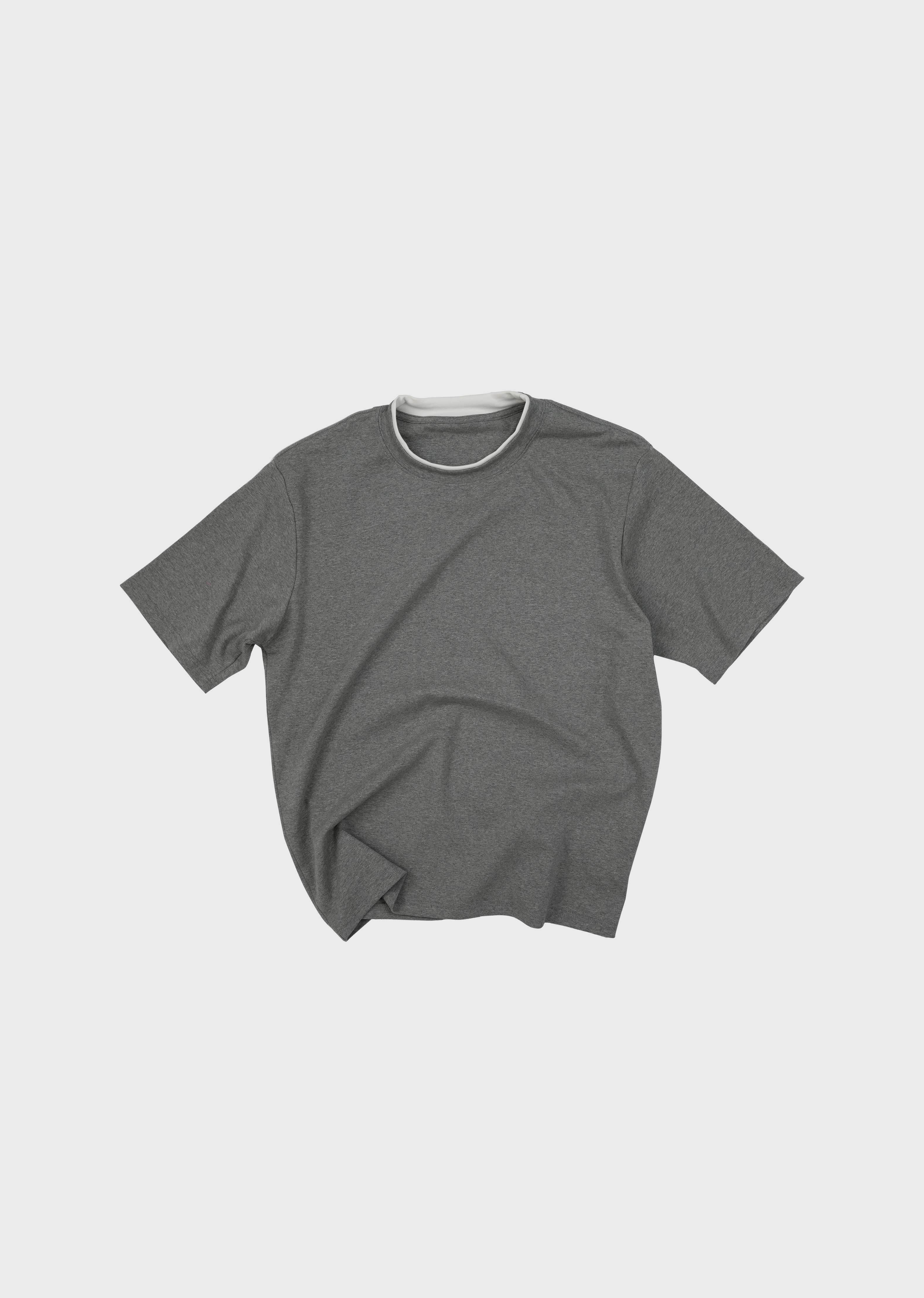 4JUNKS_Cotton_Rich_Stretch_Loose_Fit_Colorblock_Crew_Neck_Unisex_Short_Sleeve_T-Shirts_MISSTT