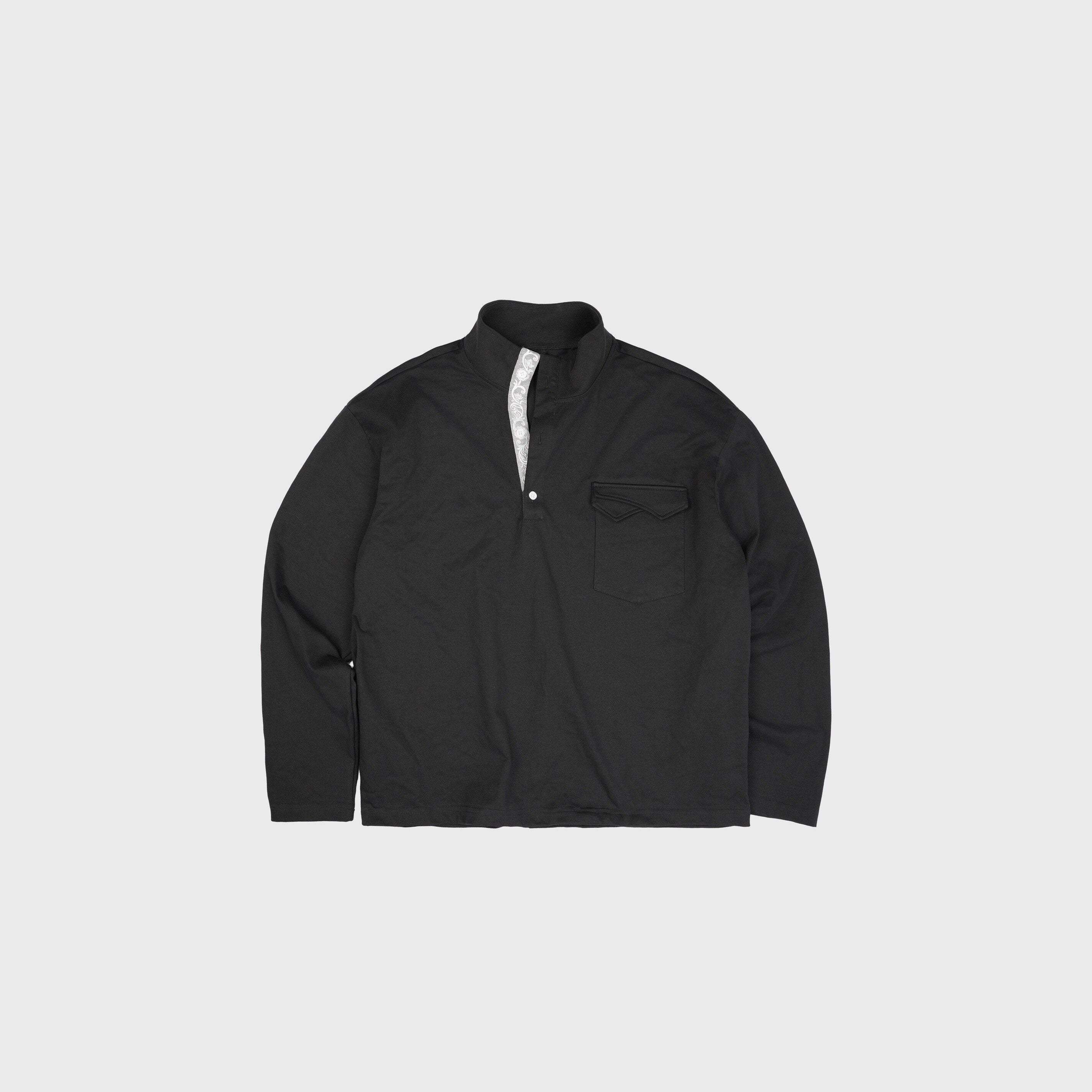 4JUNKS_Embroidered_Cotton_Loose_Fit_Street_Unisex_Stand_Collar_Henley_Sweatshirt_MISSTT