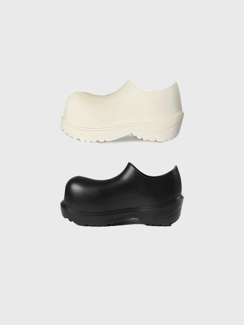 4JUNKS Height Boost Slip On Low Top Casual Round Toe Rubber Sole Men Boots