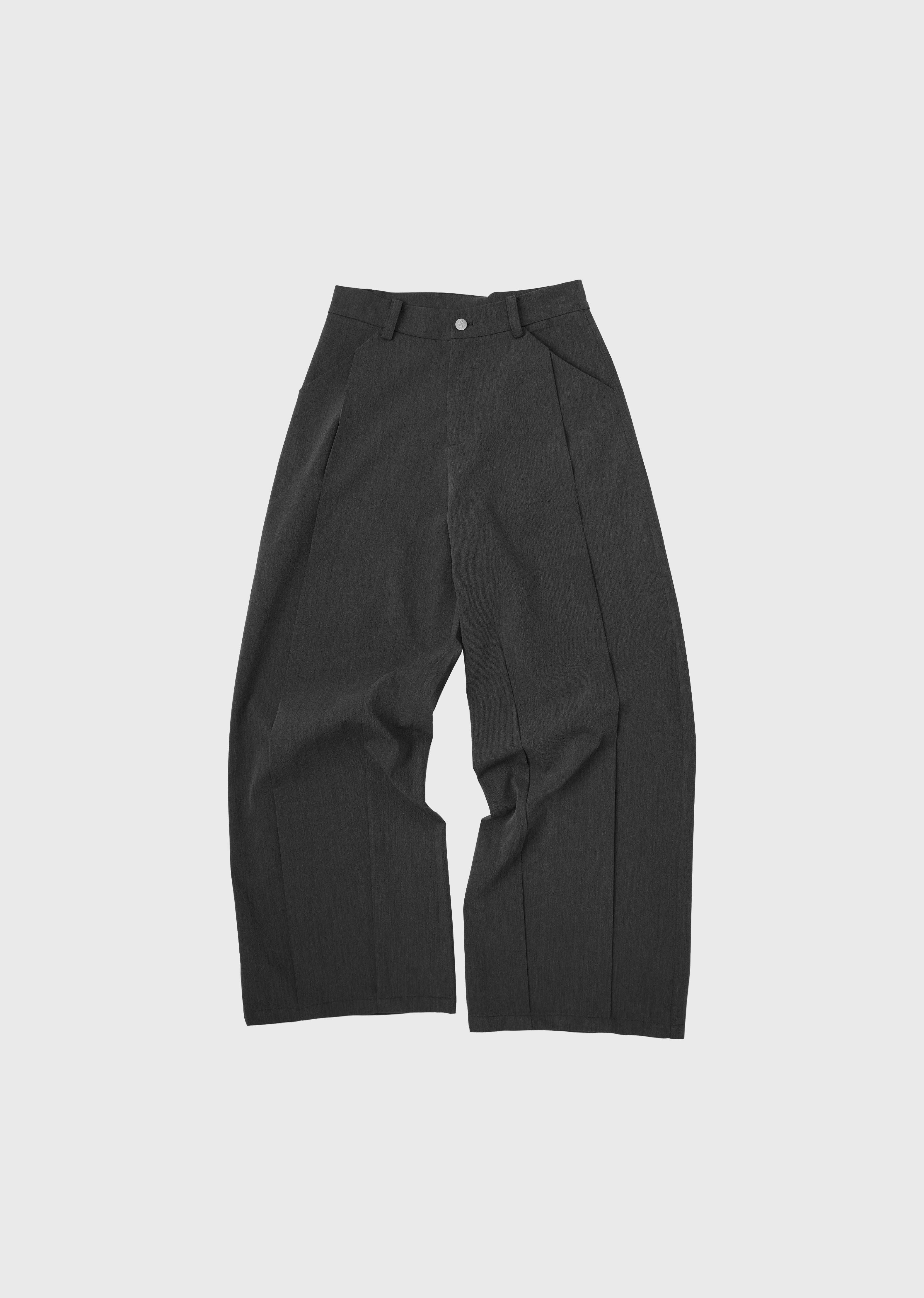 4JUNKS_Inverted_Double_Pleats_Cleanfit_Relaxed_Casual_Poly_Viscose_Stretch_Khaki_Pants_MISSTT
