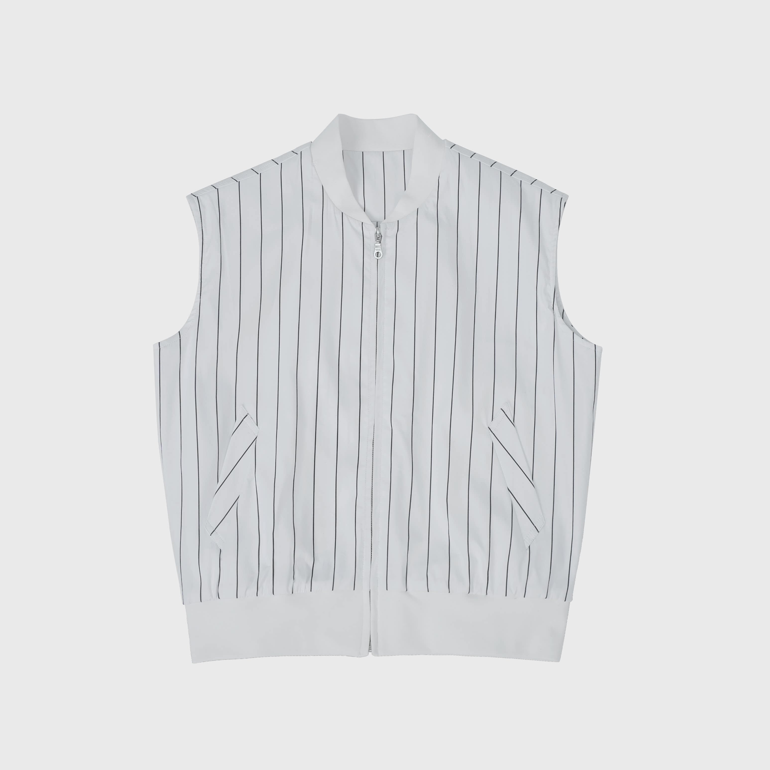 4JUNKS_Light_Cotton_Blend_Loose_Zipper_Baseball_Collar_Teen_Unisex_Striped_Vests_MISSTT