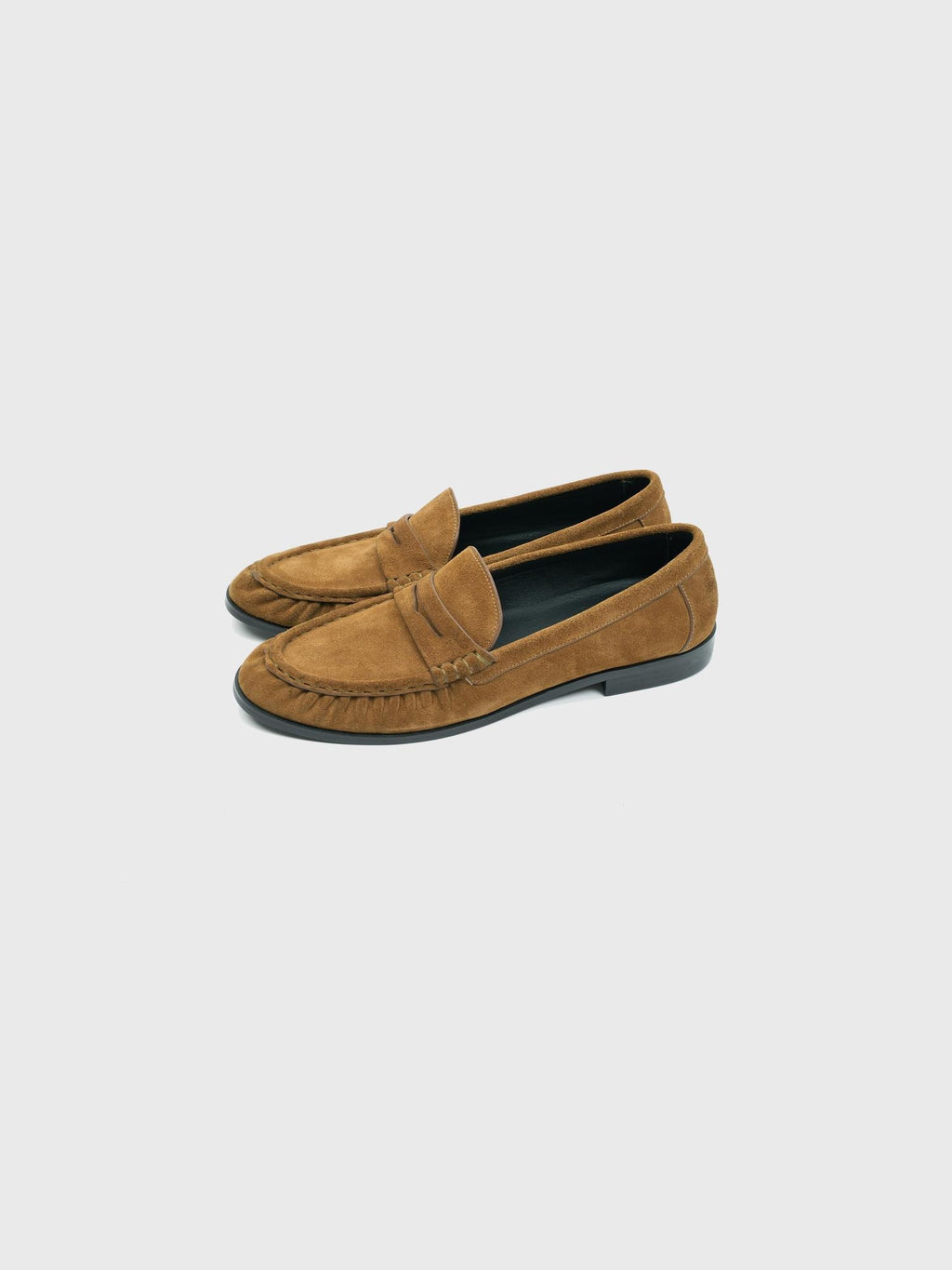 4JUNKS Lightweight Woven Slip On Casual Loafer Lambskin Lining Earth Yellow Dress Shoes