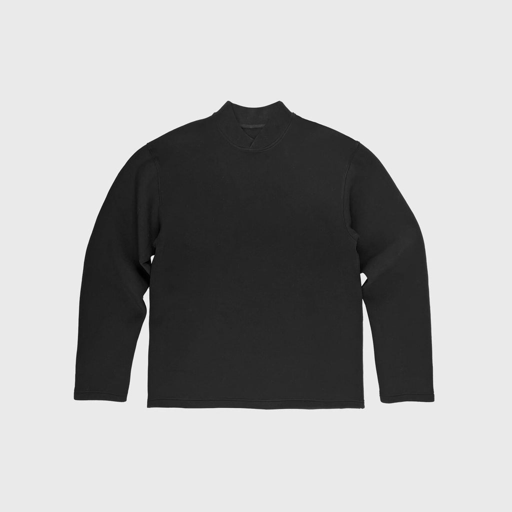 4JUNKS_Shape_Retention_Loose_Fit_High_Neck_Unisex_Long_Sleeve_T-Shirts_MISSTT