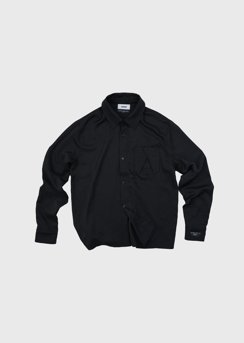 4JUNKS_Silk_Blend_Recycled_Polyester_Loose_Pleated_Collar_Men_Office_Long_Sleeve_Shirts_MISSTT