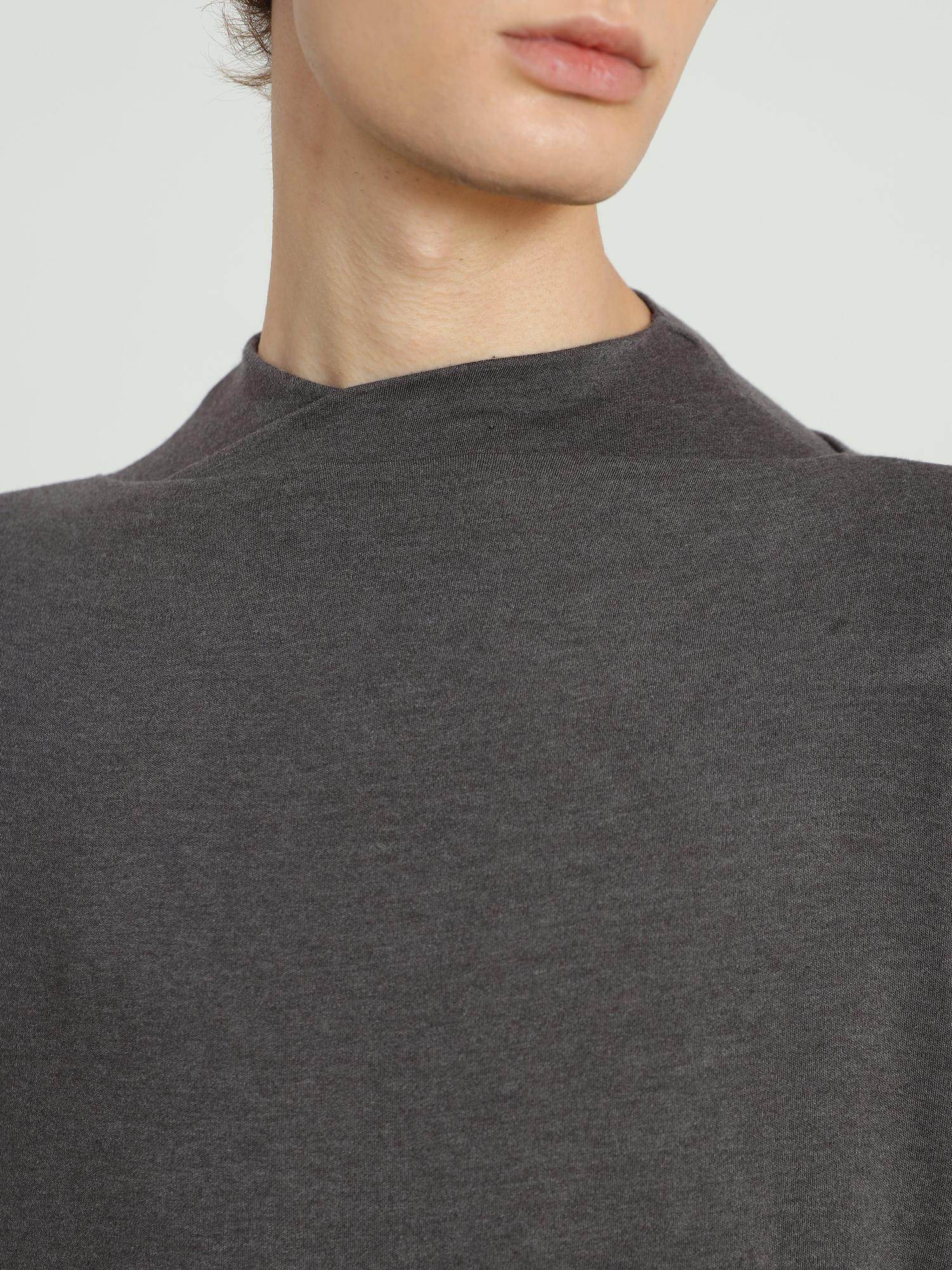 4JUNKS Soft Breathable Viscose Ruched Sleeve Clean Fit Unisex Long Sleeve T-Shirts