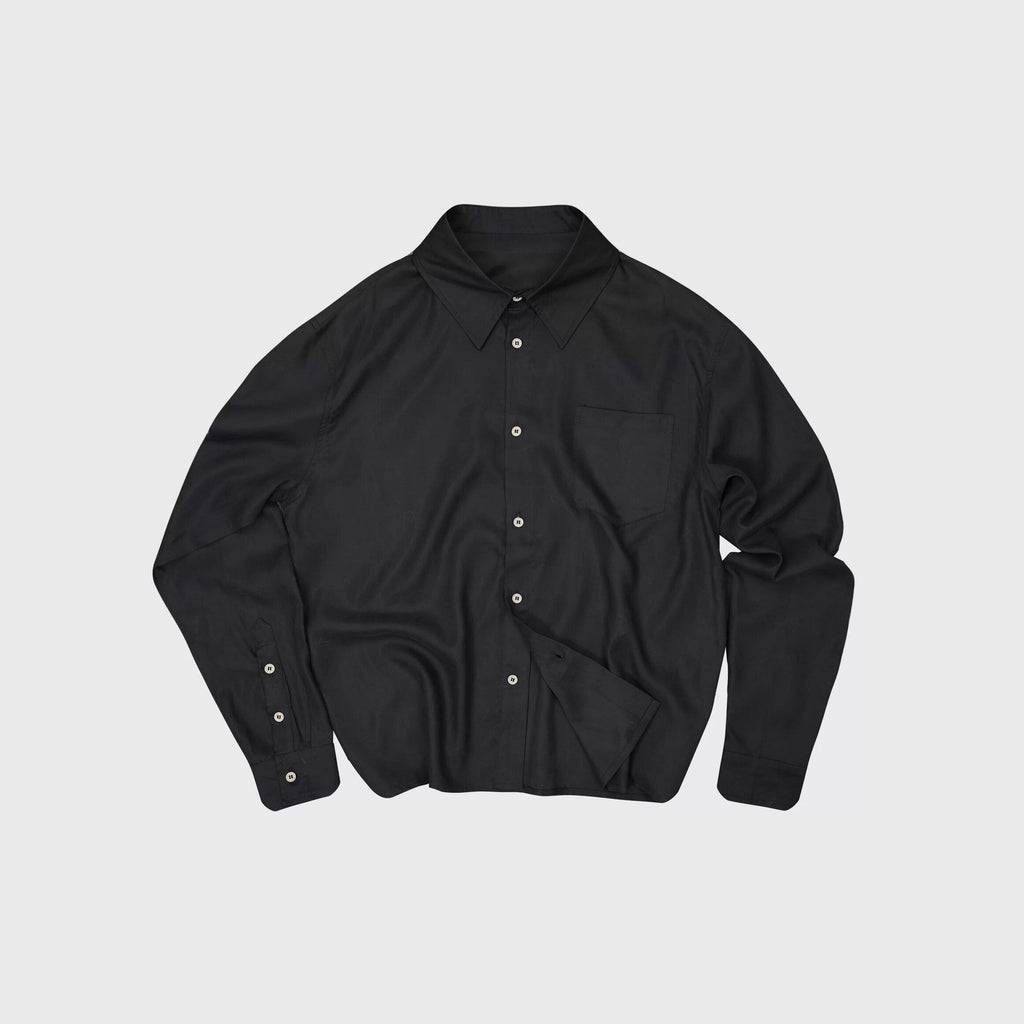 4JUNKS_Soft_Lyocell_Loose_Cleanfit_Button_Front_Longsleeve_Unisex_Solid_Shirts_MISSTT