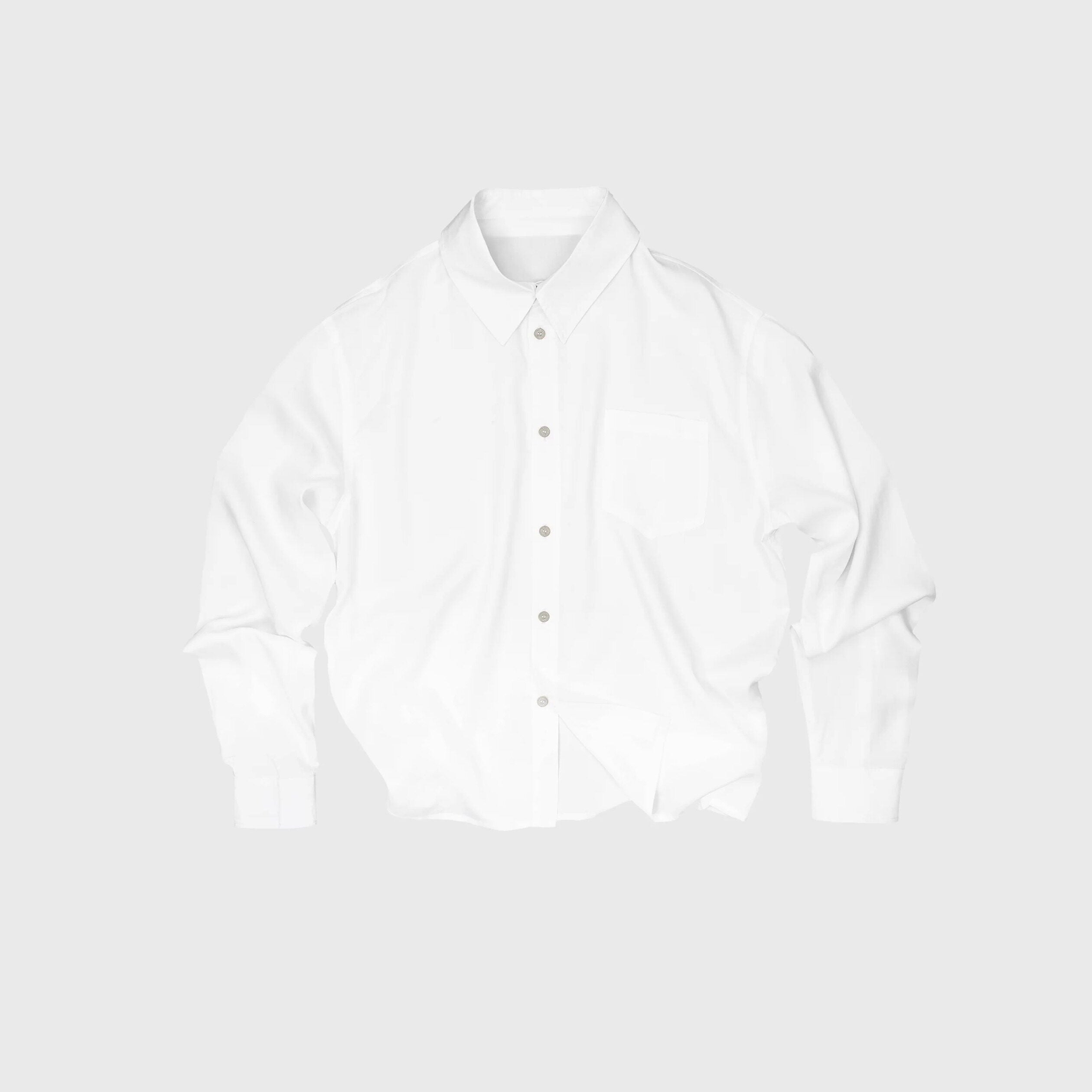 4JUNKS_Soft_Lyocell_Loose_Cleanfit_Button_Front_Longsleeve_Unisex_Solid_Shirts_MISSTT