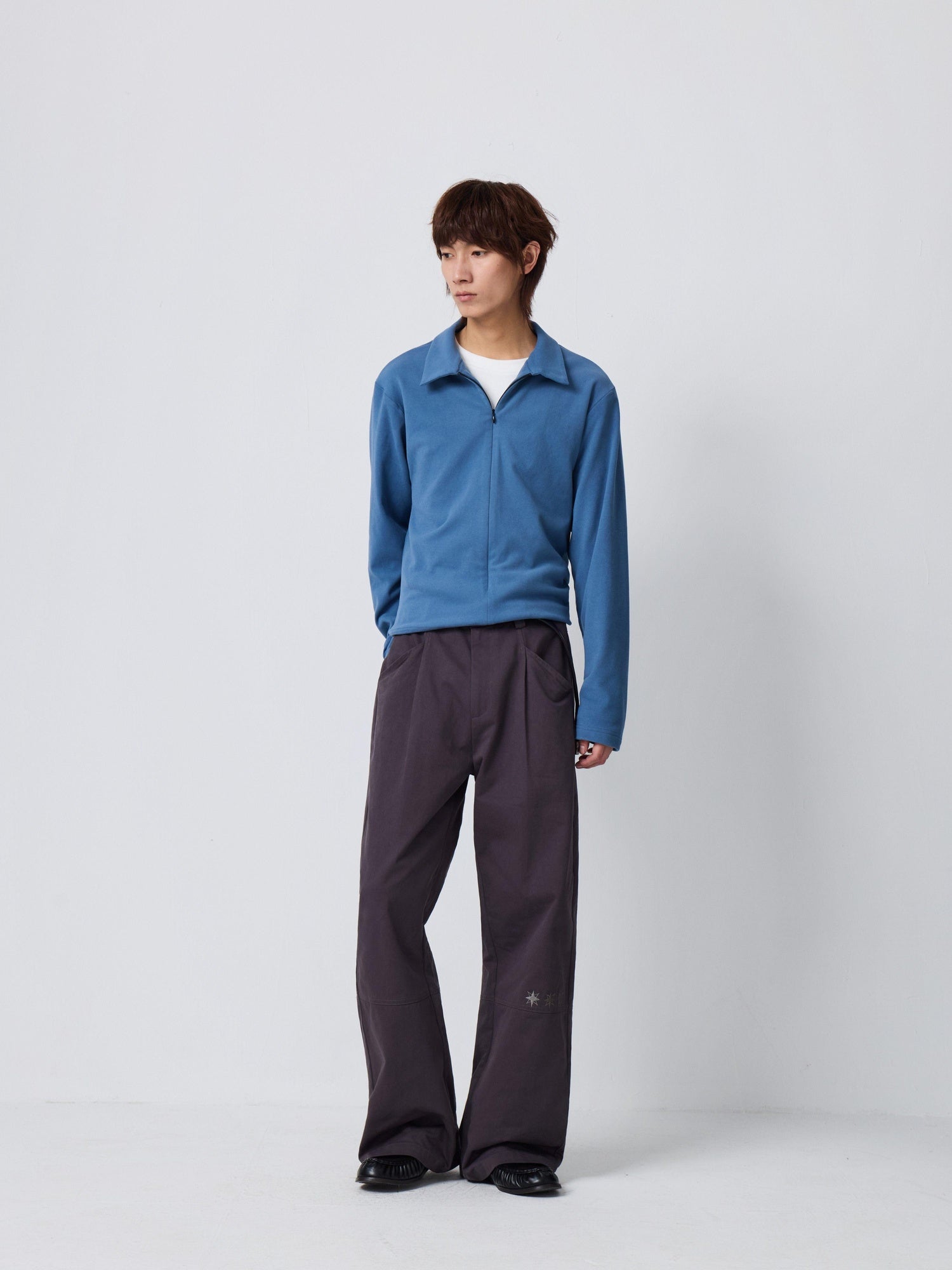 4JUNKS Thermal Polyester Cleanfit Zip Round Neck Unisex Citywalk Long Sleeve T-Shirts