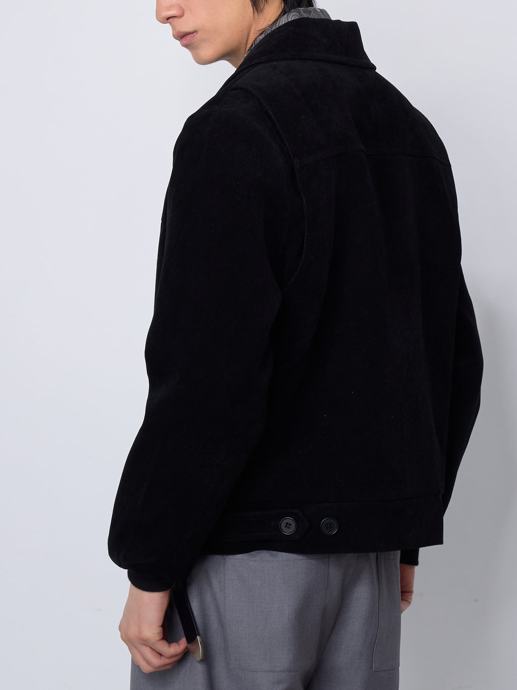 4JUNKS Washed Short Lapel Casual Long Sleeve Men Black Grey Yellow Leather Jackets