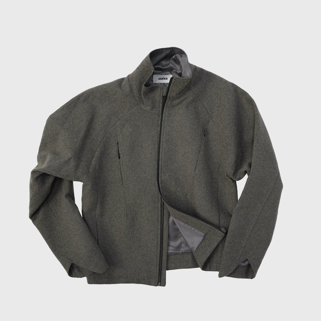 4JUNKS_Wool_Blend_Nylon_Cropped_Fit_Zip_Trim_Stand_Collar_Unisex_Casual_Shell_Jackets_MISSTT