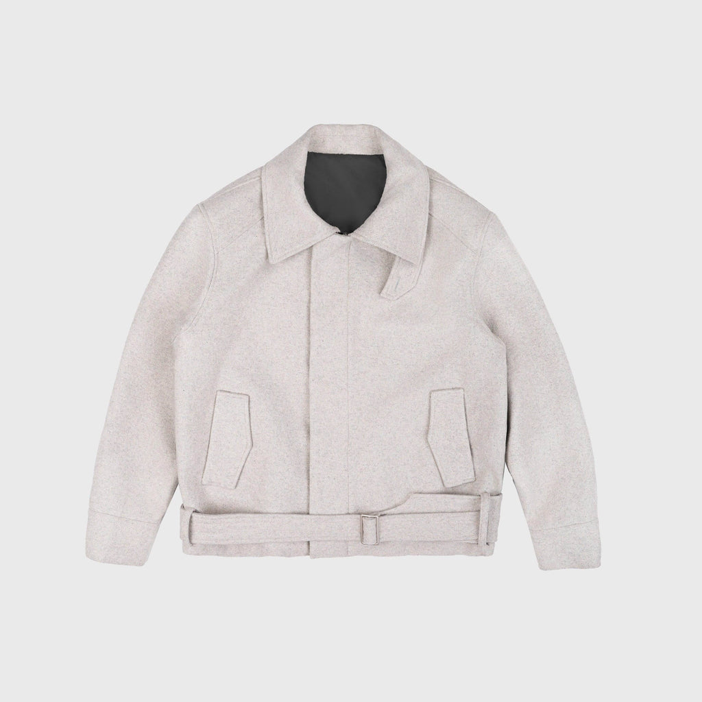 4JUNKS_Wool_Blend_Zip_Front_Lapel_Collar_Tie_Detail_Clean_Fit_Unisex_Cropped_Jackets_MISSTT