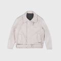 4JUNKS_Wool_Blend_Zip_Front_Lapel_Collar_Tie_Detail_Clean_Fit_Unisex_Cropped_Jackets_MISSTT