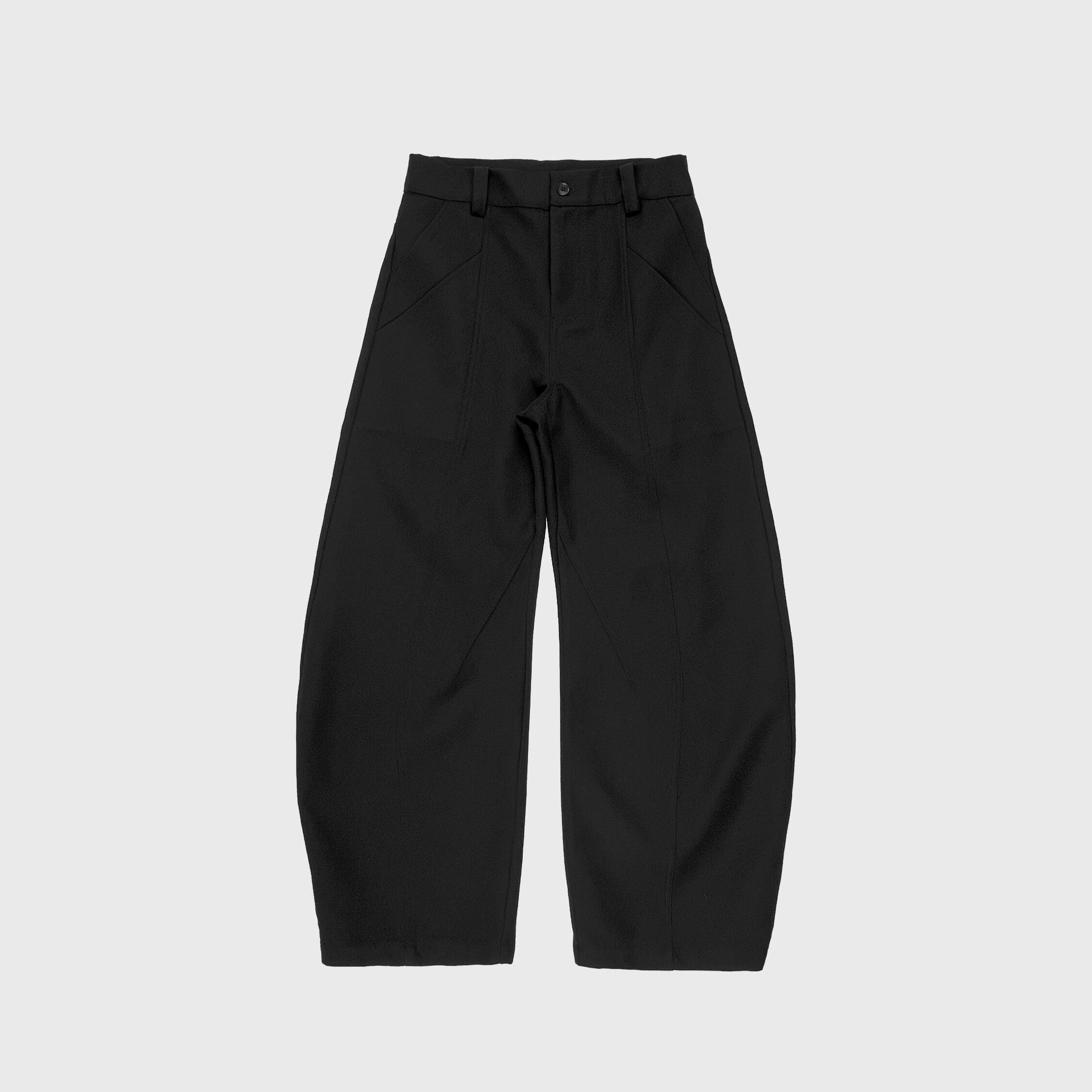 4JUNKS_Wrinkle_Free_Mid_Rise_Relaxed_Fit_Casual_Polyester_Blend_Solid_Wide_Leg_Pants_MISSTT