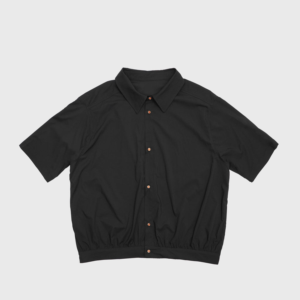 4JUNKS_Wrinkle_Free_Polo_Collar_Short_Sleeve_Regular_Fit_Youth_Solid_Black_White_Shirts_MISSTT
