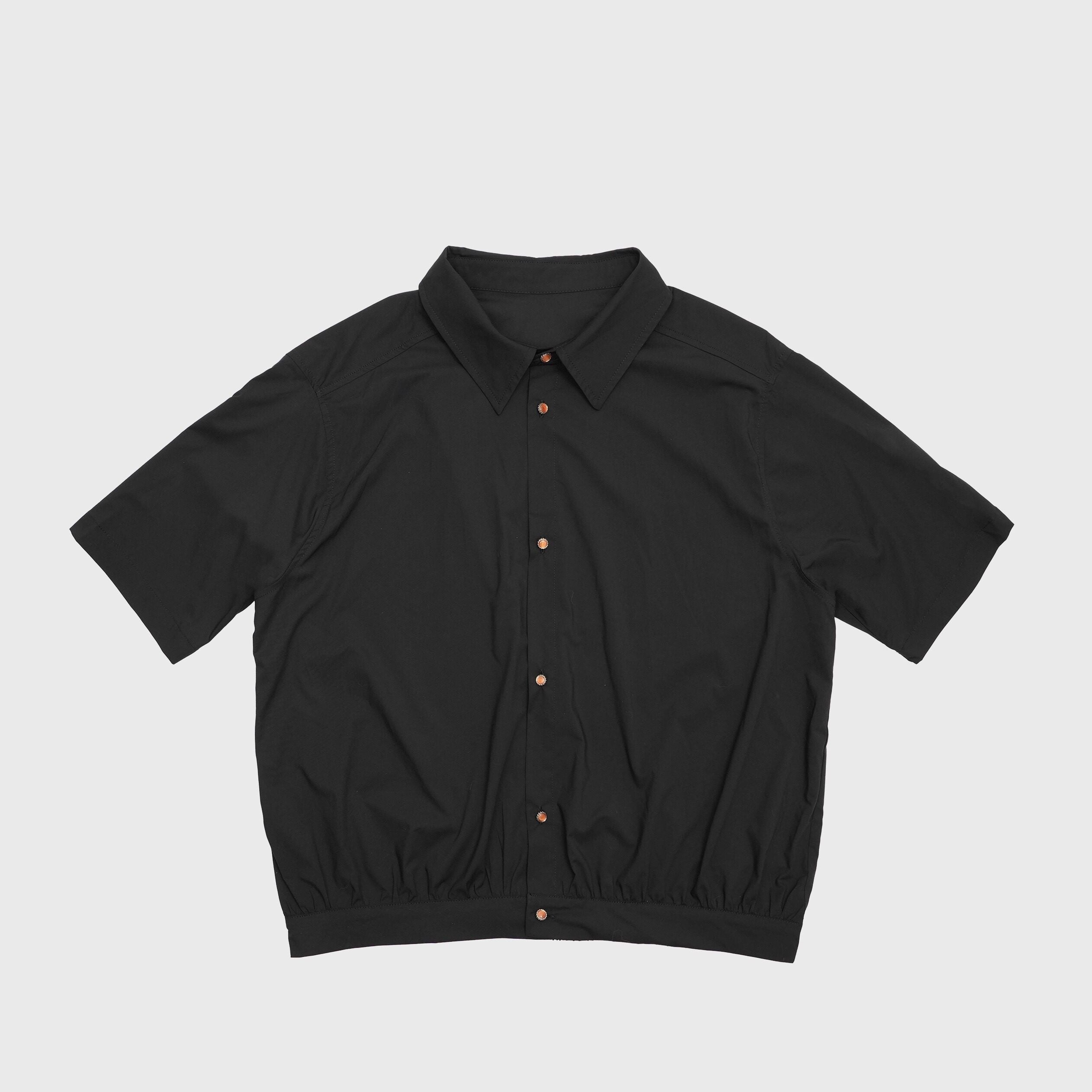 4JUNKS_Wrinkle_Free_Polo_Collar_Short_Sleeve_Regular_Fit_Youth_Solid_Black_White_Shirts_MISSTT
