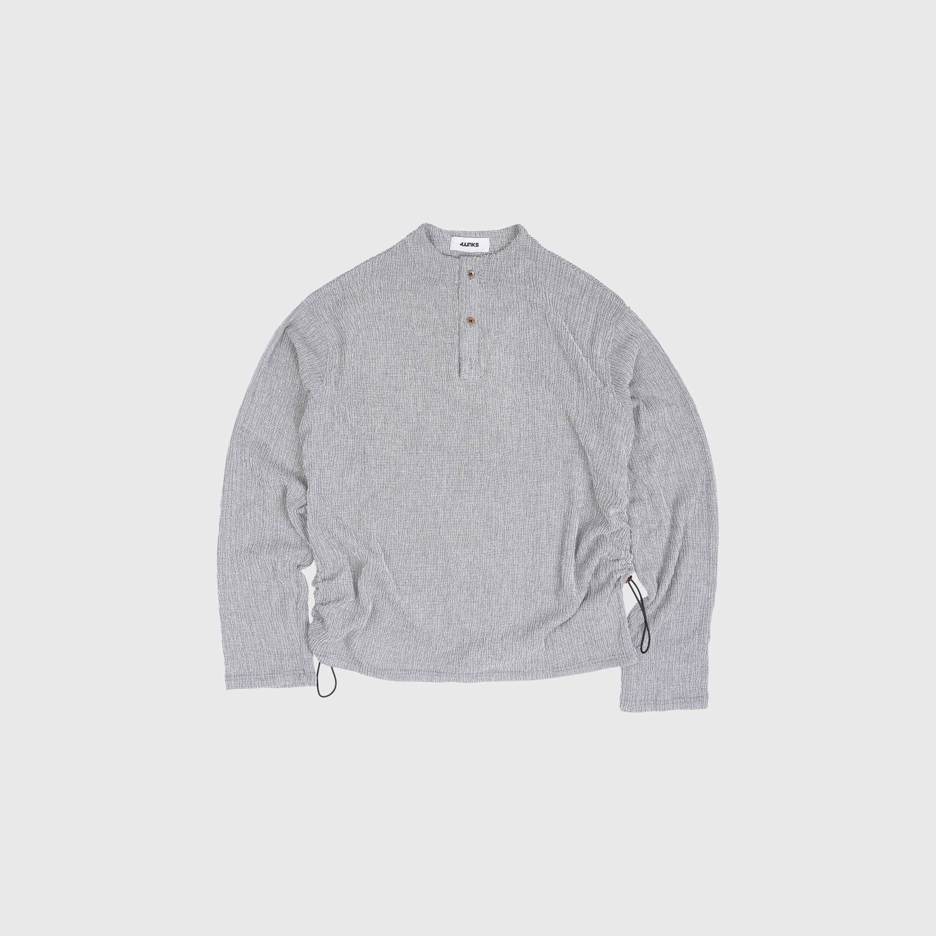 4JUNKS_Wrinkle_Resistant_Slim_Ruched_Drawstring_Unisex_Henley_Long_Sleeve_T-Shirts_MISSTT