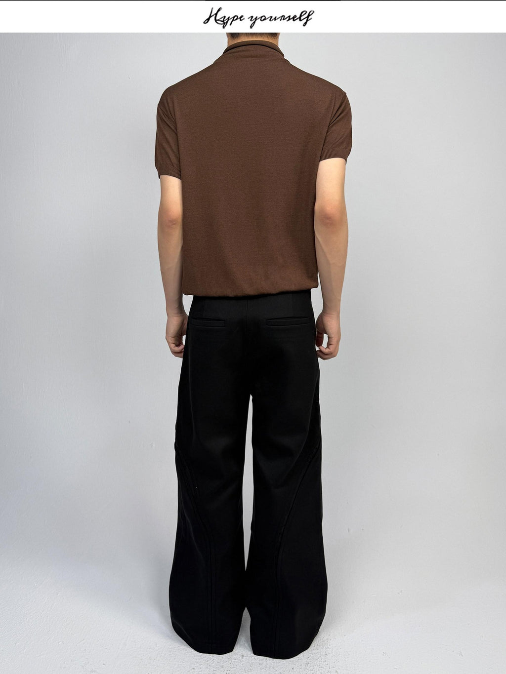 Hypeyourself Soft Breathable Modal Blend Relaxed High Neck Unisex Solid Short Sleeve T-Shirts