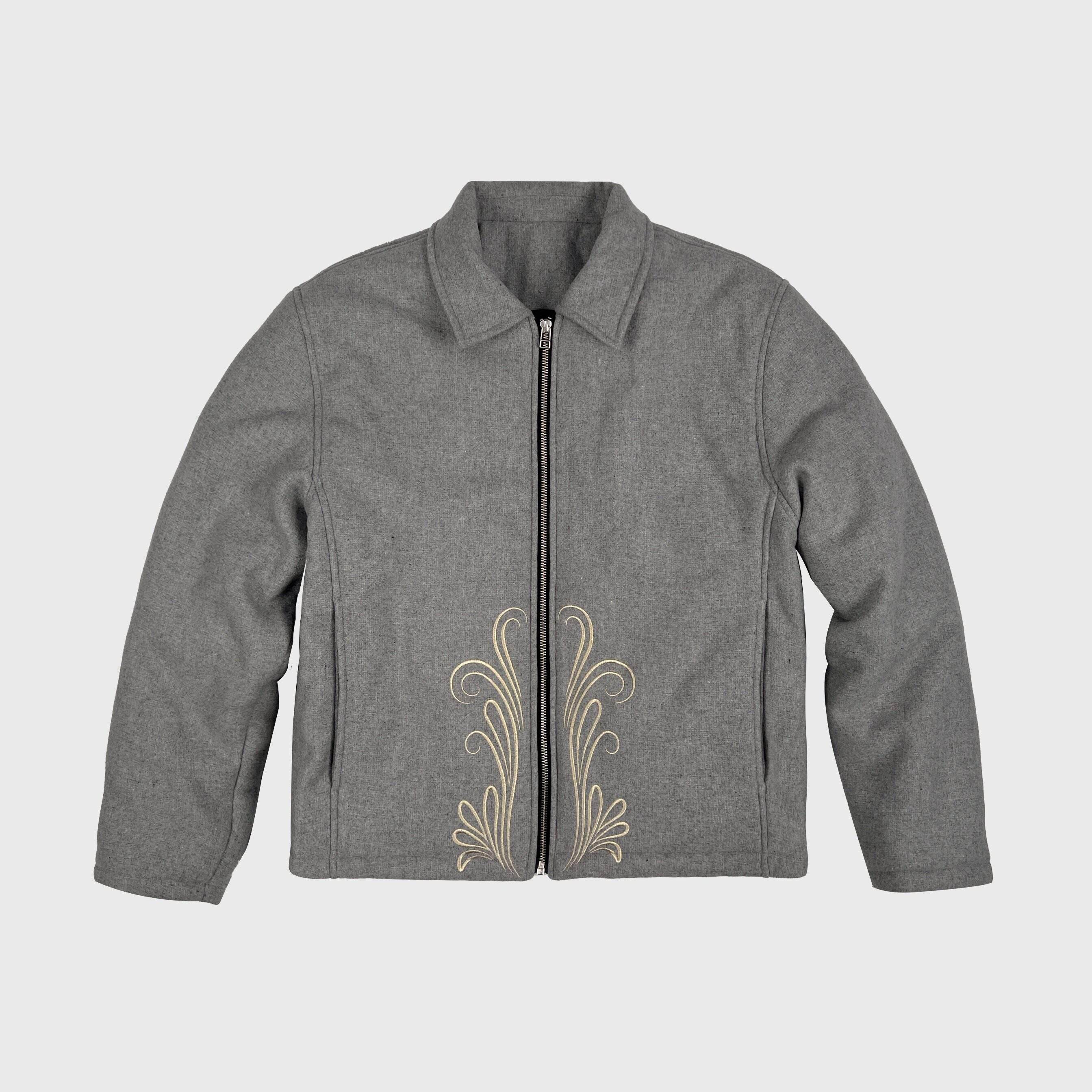 4JUNKS_90_Percent_White_Duck_Down_Embroidered_Workwear_Short_Grey_Young_Men_Down_Jackets_MISSTT