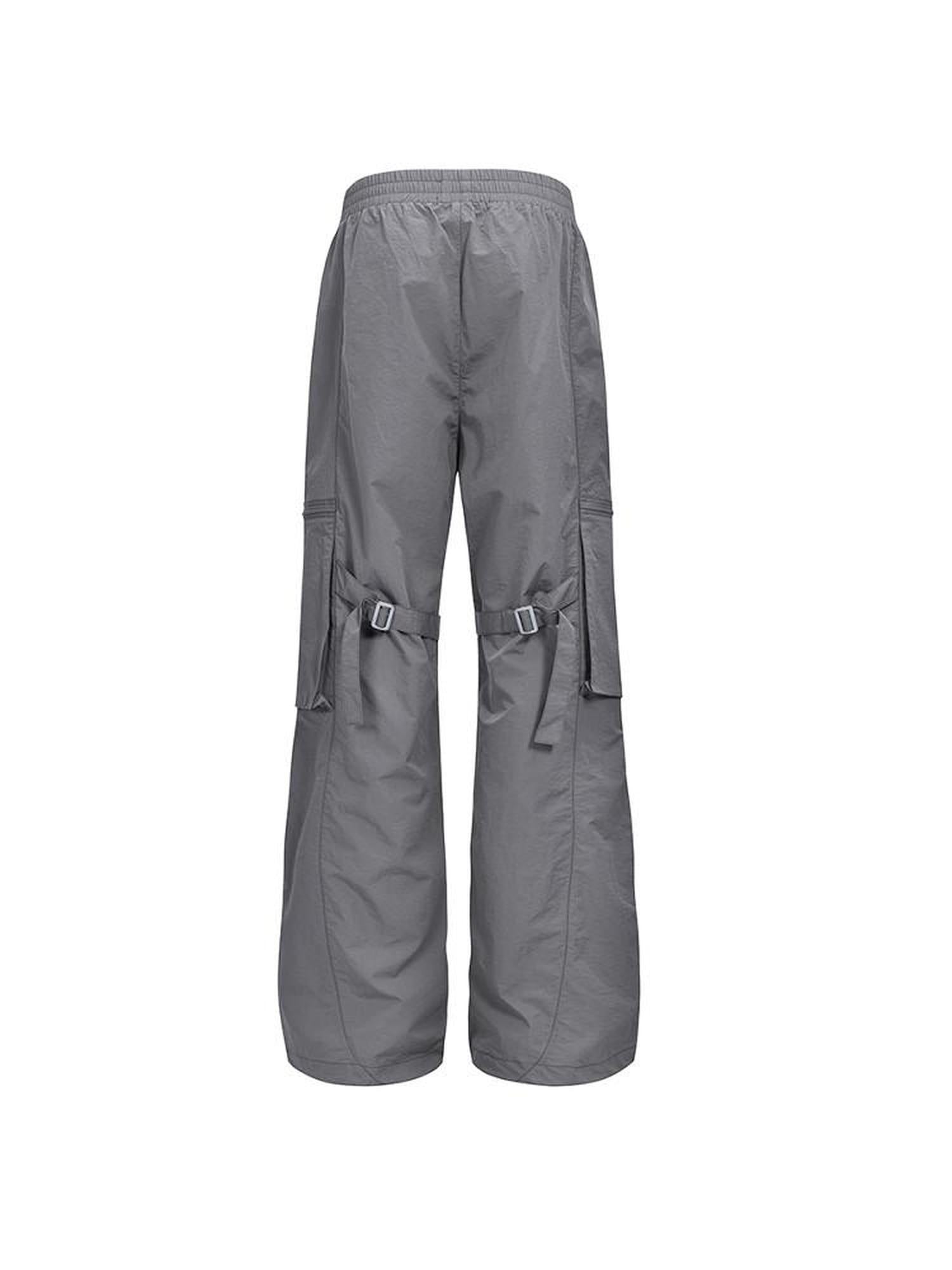 CATSSTAC Uv Protection Loose Fit Long Casual Youth Everyday Gray Sun Protection Pants