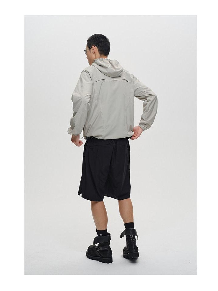 CATSSTAC Comfortable Loose Fit Youthful Everyday Casual Black Mid-Length Shorts