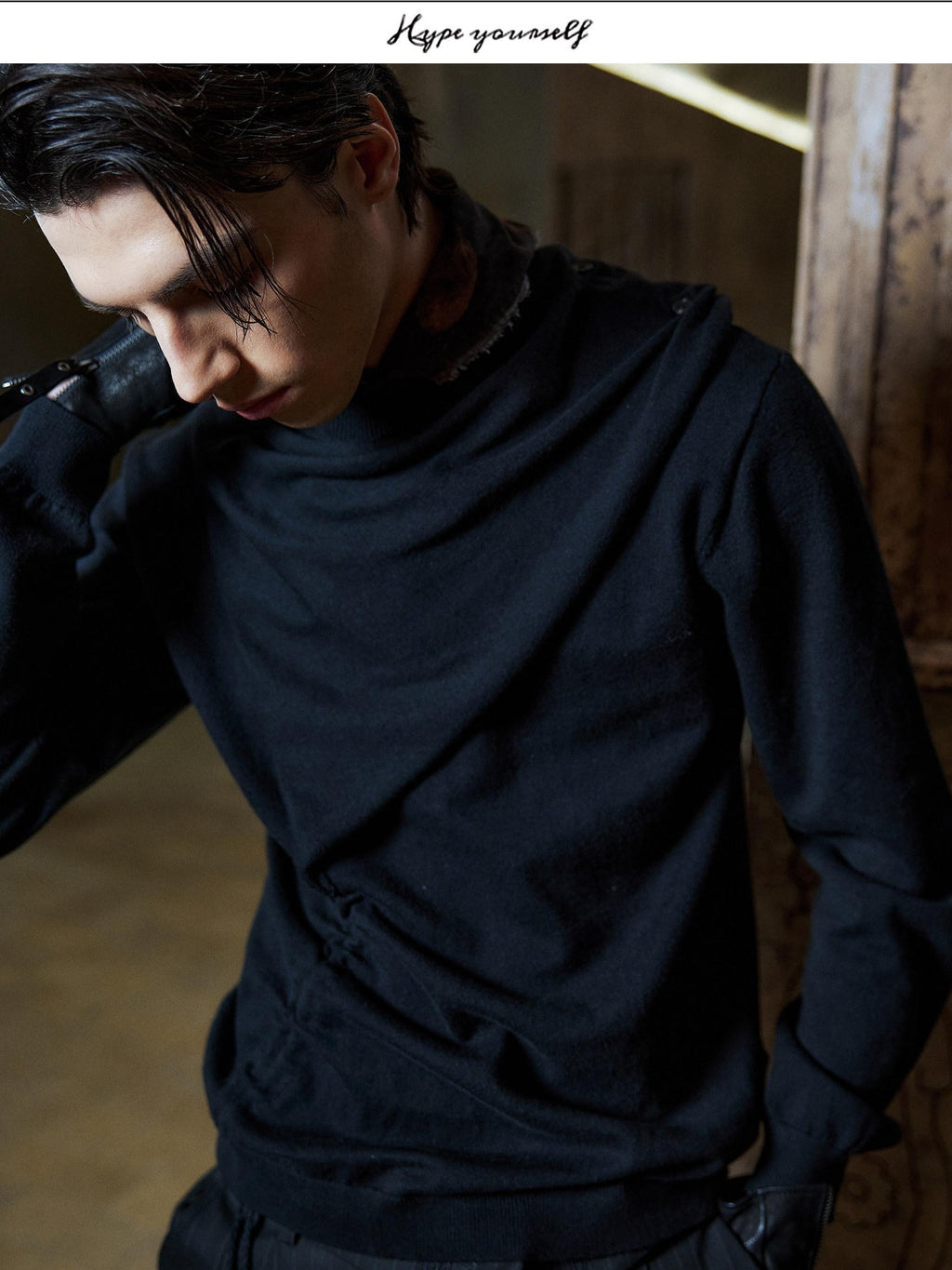 Hypeyourself Warm Brushed Slim Fit Casual Cardigan Men Everyday Knit Sweaters