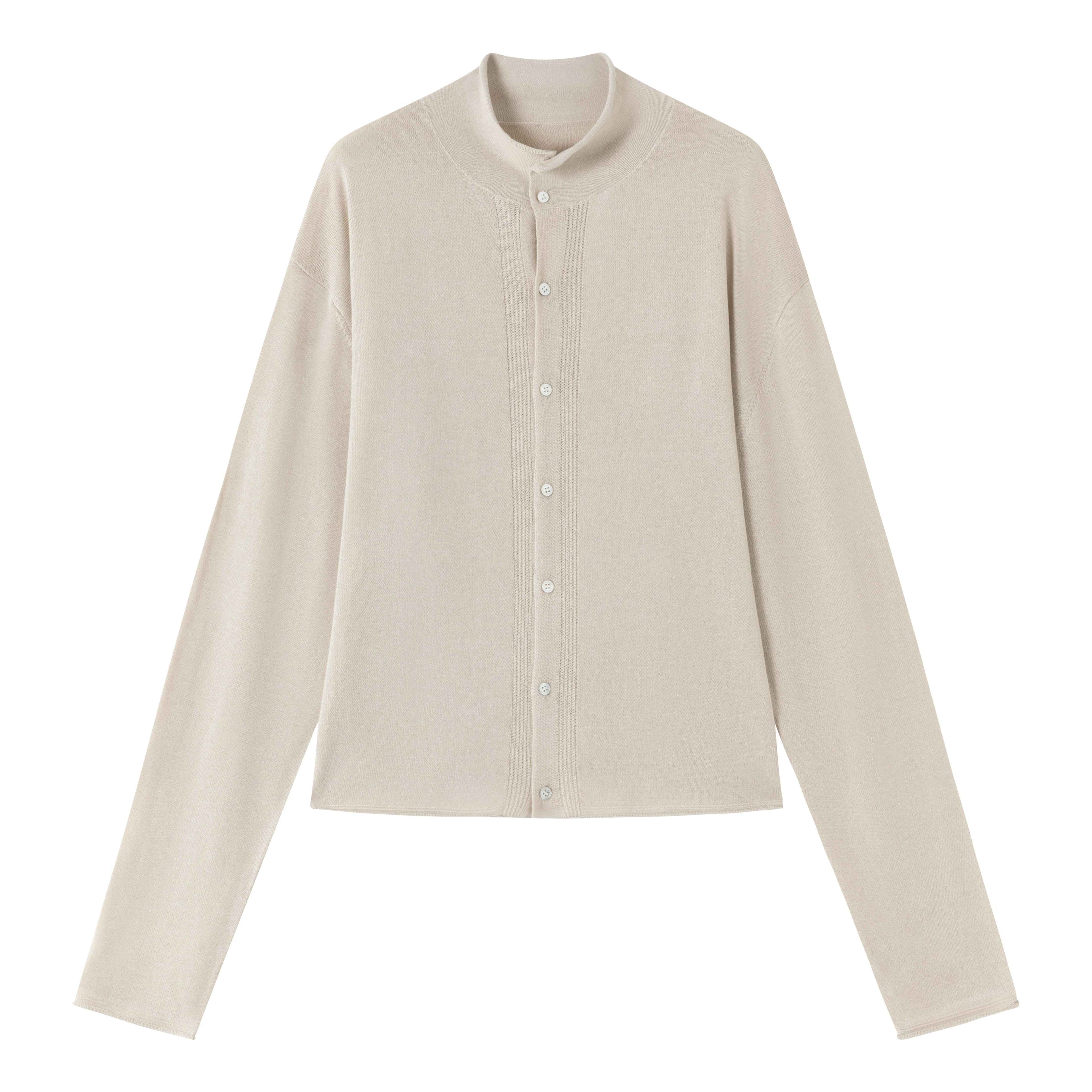 VLABMADE_Soft_Linen_Blend_Loose_Fit_Rolled_Hem_Unisex_Cropped_Knit_Button_Cardigans_MISSTT