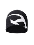 CATSSTAC Soft Knit Yarn Lettered Casual Round Top Unisex One Size Black Gray Beanies