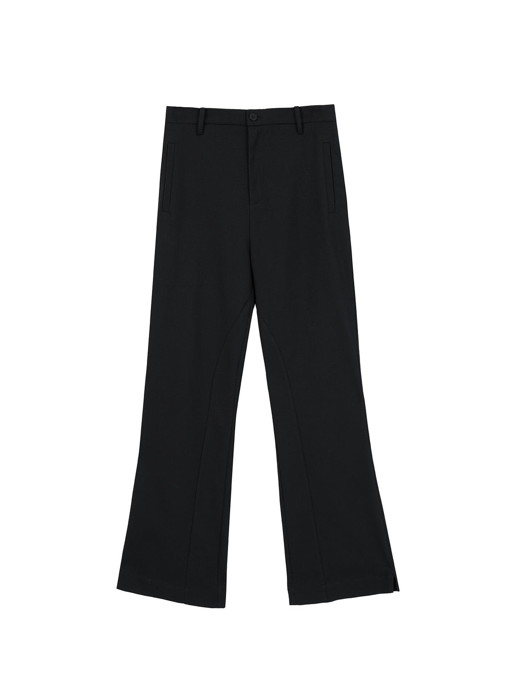 BALITONE_3D_Tailored_Cleanfit_Straight_Mid_Waist_Men_Casual_Black_Flared_Trousers_MISSTT