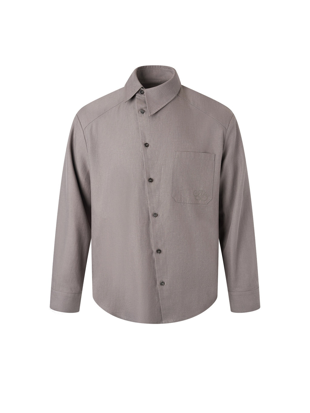 BALITONE_Asymmetric_Embroidered_Slim_Retro_Unisex_Casual_Cotton_Blend_Long_Sleeve_Shirts_MISSTT