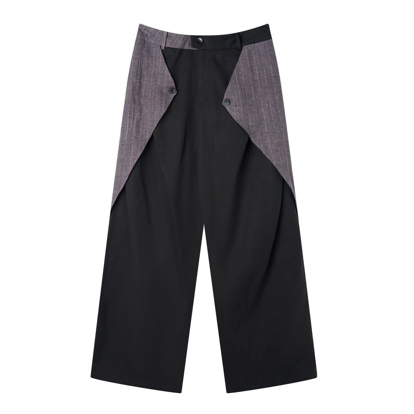 BALITONE_Asymmetric_Patchwork_Minimal_Loose_Mid_Waist_Stretch_Barrel-Leg_Casual_Trousers_MISSTT