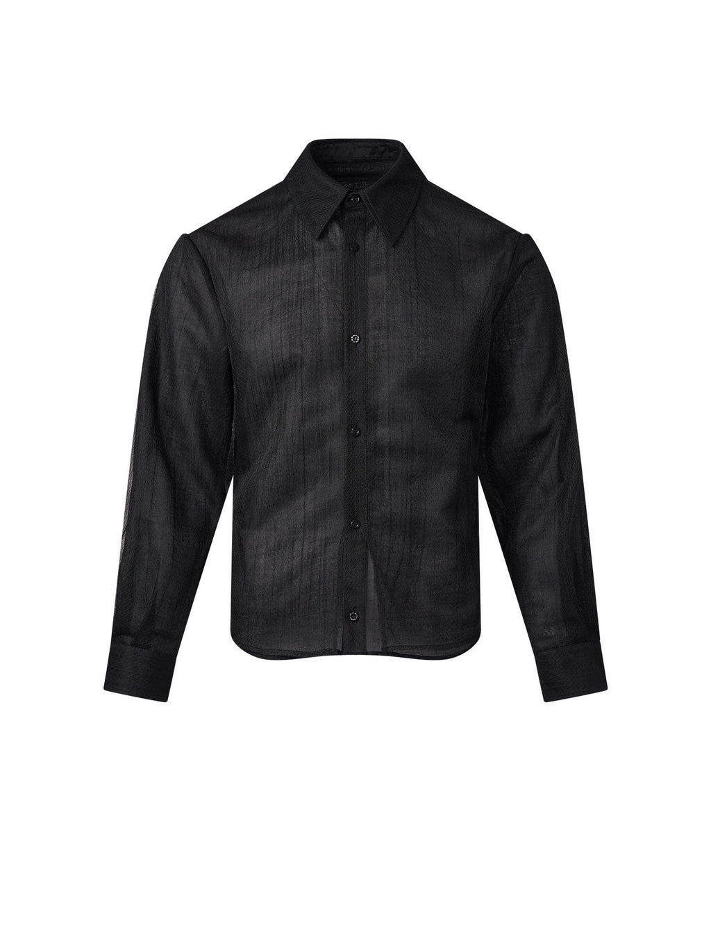 BALITONE_Breathable_Asymmetric_Spliced_Loose_Unisex_Button_Collar_Black_Long_Sleeve_Shirts_MISSTT