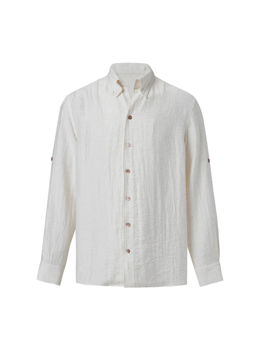 BALITONE_Breathable_Noniron_Loose_Collar_Unisex_Apricot_Linen_Blend_Long_Sleeve_Shirts_MISSTT